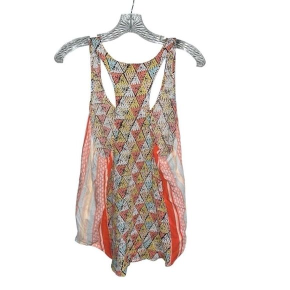 Ella‎ Moss Nordstrom Floral Tank Top Boho Racerback Sleeveless Blouse Small - Picture 3 of 10
